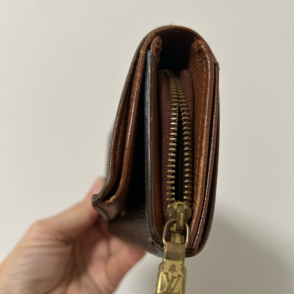 Louis Vuitton Dark Brown Monogram Wallet Tresor Trifold - Rehab - Picture 2 of 9